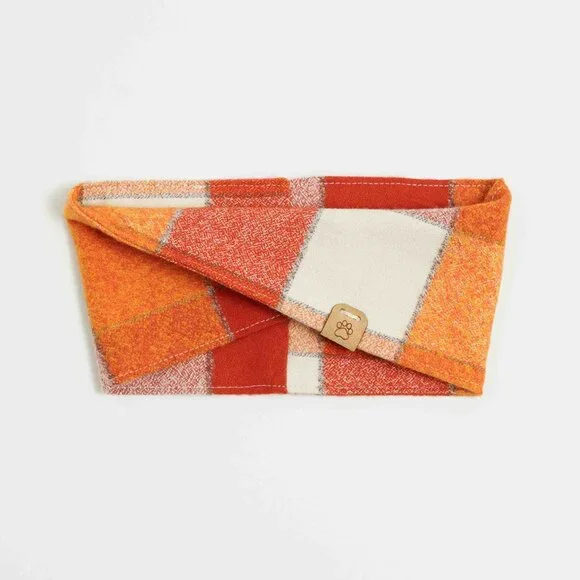 XS Flannel Dog Bandana Infinity Scarf for small dogs - Picture 9 of 13